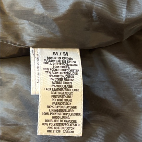 Aeropostale pea coat black white 
Med herringbone toggle button pleated peplum - Picture 10 of 12